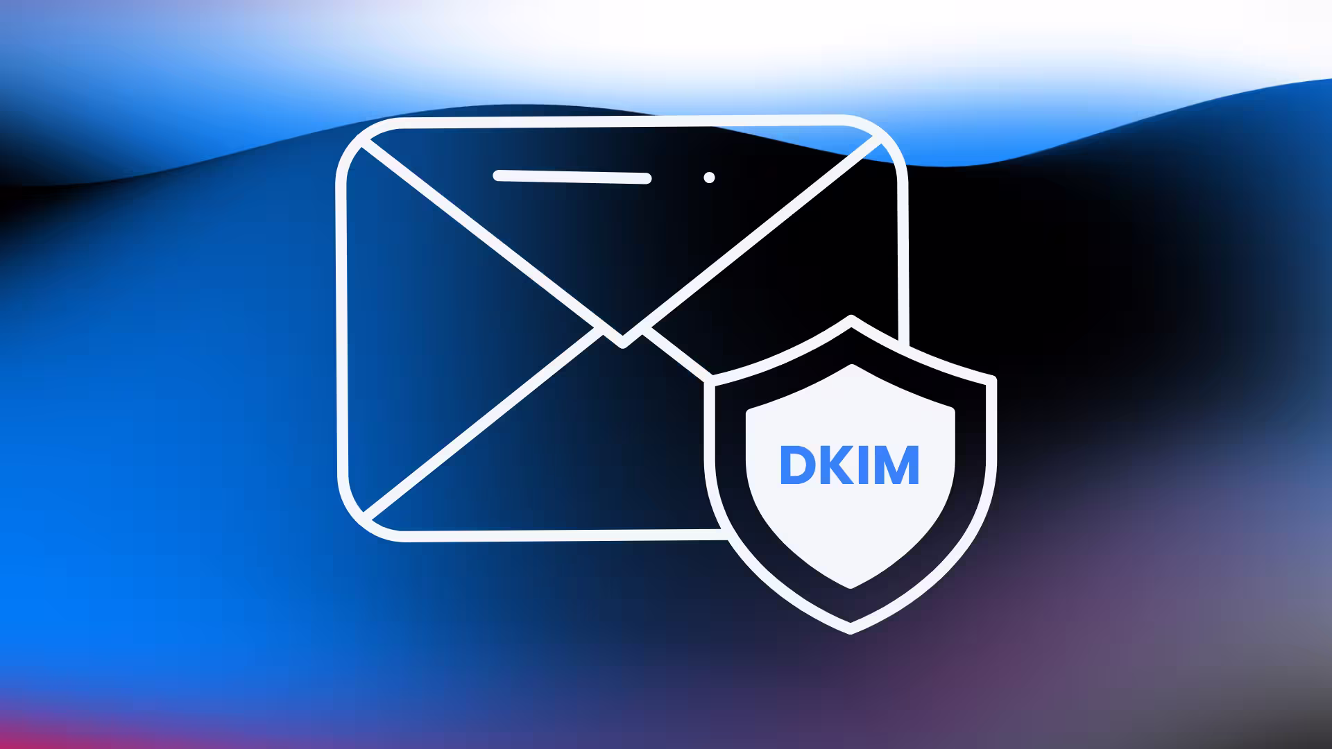 Email icon with the SaneChoice logo in a shield on a gradient blue background.
