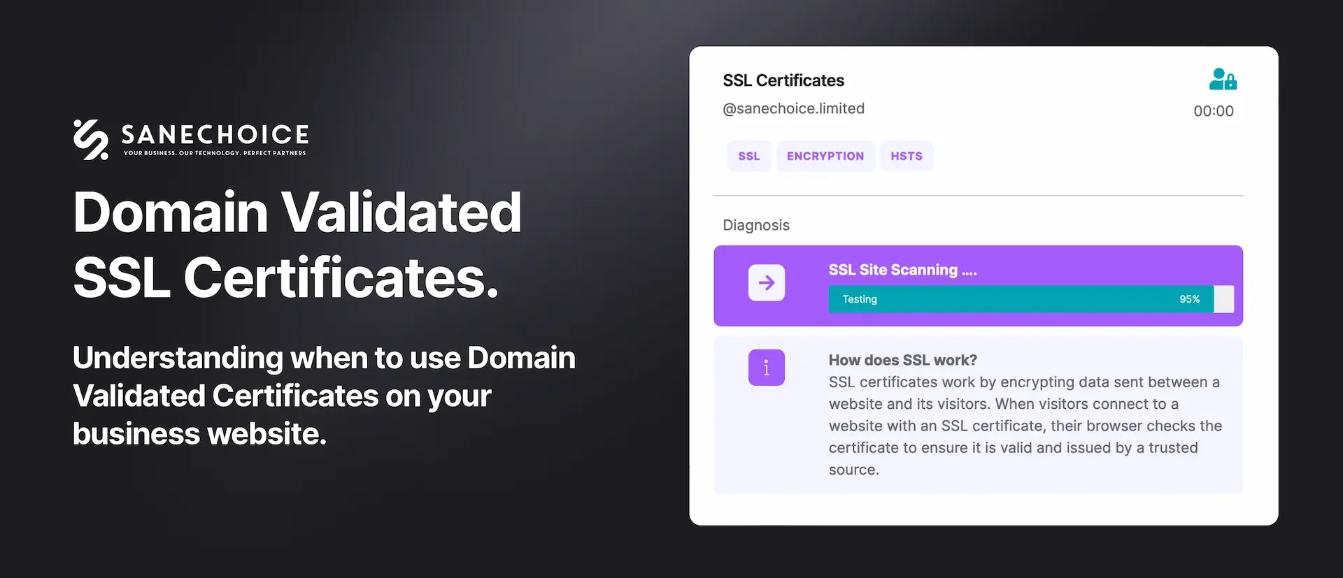 Understanding when to use domain validated ssl on your business website.