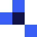 Abstract blue geometric pattern
